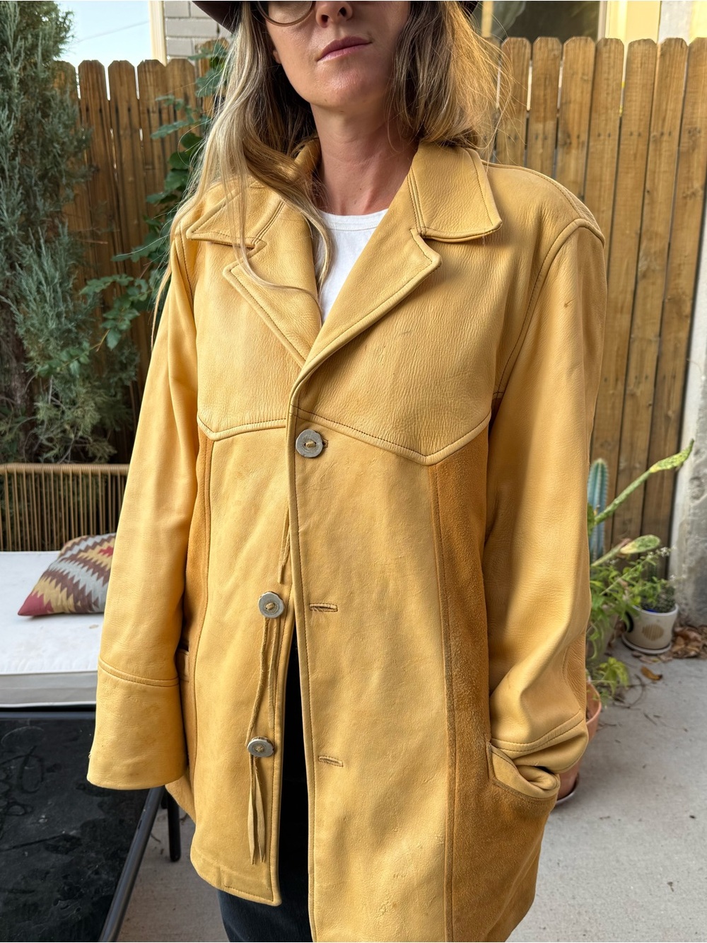 Vintage 70s Leather Wester Jacket by Hays Leather, Colorado USA Made